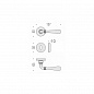 Дверная ручка Colombo Design Ida ID 31 RSB бронза R ф/з